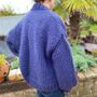 'Ava' Cardigan Easy Knitting Kit, thumbnail 4 of 7