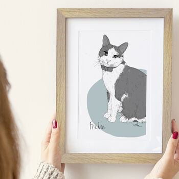 Personalised Hand Drawn Cat Sketch, 3 of 10