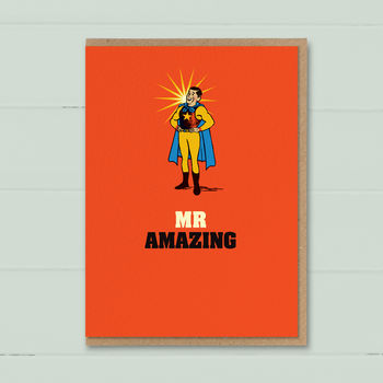 Funny Card For Him ‘Mr Amazing’, 3 of 4