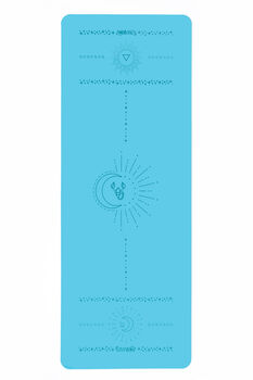Scorpio Water Sign Marine Blue Yoga Mat, 2 of 9