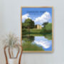Danson Park London Travel Poster Art Print, thumbnail 5 of 8