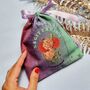 Sagittarius Birth Flower Gift Pouch, thumbnail 1 of 7