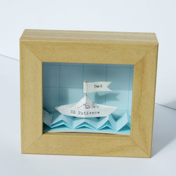 Little Personalised Paper Boat Artwork, 4 of 8