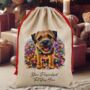 Personalised Border Terrier In Christmas Lights, thumbnail 7 of 10