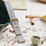 'Moorish' Leather Smartwatch Strap; Handmade Watch Band, thumbnail 6 of 9