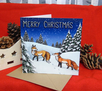 Eight Wildlife Christmas Cards With Charity Donation, 5 of 6