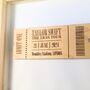 Taylor Swift Eras Tour Personalised Concert Ticket Box Frame Swifties, thumbnail 6 of 12