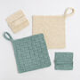 Face Cloth And Scrub Pad Knitting Kit, thumbnail 2 of 10