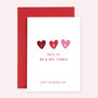 Personalised 'Mr And Mrs' Milestone Card, thumbnail 2 of 7