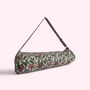 Yoga Mat Bag | White Garden Floral Print, thumbnail 4 of 7