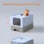 Hidden Cat Litter Box For Large Cats Anti Leaking, thumbnail 3 of 9