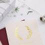 Luxury Hot Foil Blush And Gold Christmas Card, thumbnail 2 of 2