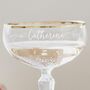 Personalised Gold Banded Champagne Coupe Set, thumbnail 6 of 6