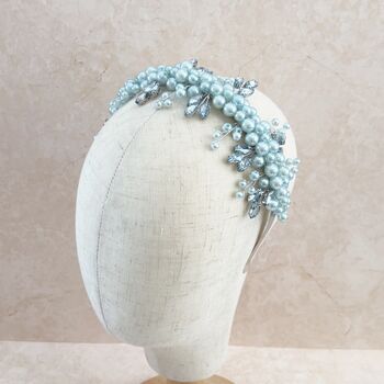 Pale Blue Pearl Headband, 5 of 6