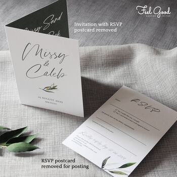 Madeira Folding Wedding Invitation, 3 of 7