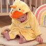 Personalised Baby Chick Dressing Gown Gift For Children, thumbnail 4 of 10