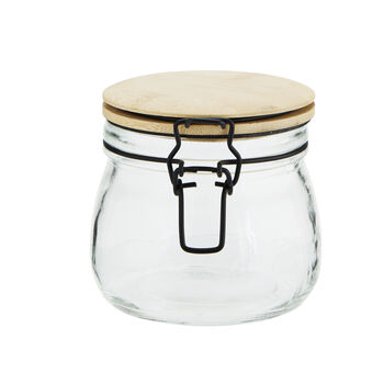 Glass Storage Jar With Bamboo Lid, 4 of 4