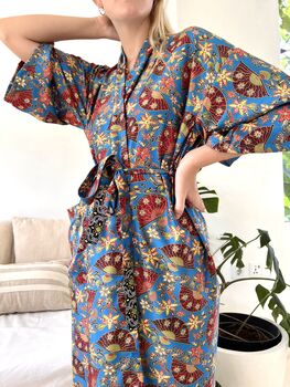 Blue Kimono Robe, 4 of 4