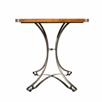 Industrial Vintage Square Bistro Café Table 70cm, 4 of 6