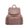 Amber Warm Taupe Leather Backpack, thumbnail 9 of 11