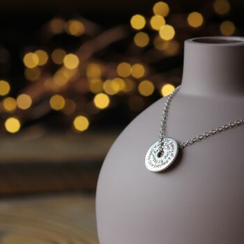 Personalised Silver Talisman Necklace, 2 of 3