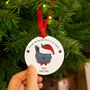 Personalised Cat Remembrance Christmas Decoration, thumbnail 3 of 12