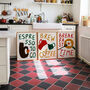 Espresso To Go Hand Painted Kitchen Print, thumbnail 4 of 8