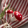 55 Whimsical Mini Mushroom Christmas Tree Decorations, thumbnail 1 of 2