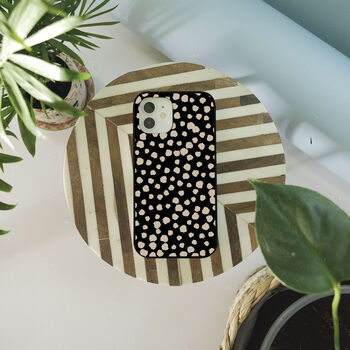 White Dots Eco Friendly, Biodegradable Phone Case, 7 of 8