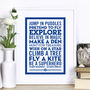 'Be A Superhero' Baby Gift Print, thumbnail 9 of 10