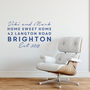 Personalised Home Wall Sticker, thumbnail 1 of 2