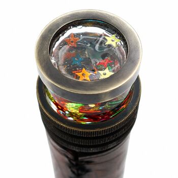 Handmade Liquid Kaleidoscope With Wooden Box Or Leather Case, 4 of 12