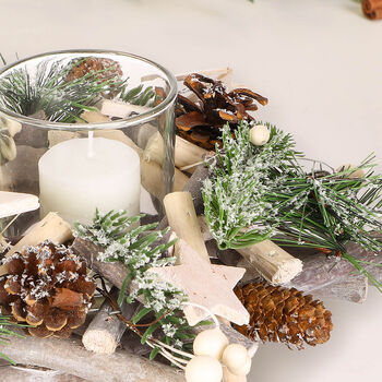 Nordic Star Christmas Tea Light Candle Holder, 6 of 7