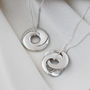 Personalised Interlinking Love Locket Necklace, thumbnail 4 of 12