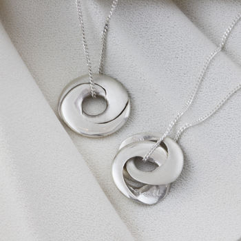 Personalised Interlinking Love Locket Necklace, 4 of 12
