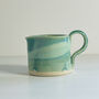Ceramic Loop Handle Mini Jugs 180ml 6floz Capacity With Splash Design, thumbnail 9 of 12