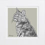 Bespoke Cat Portrait, thumbnail 4 of 11