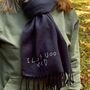 Luxury Scarf Personalised With Child's Artwork, thumbnail 1 of 5