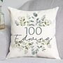 100th Birthday Cushion, thumbnail 1 of 2