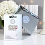 Choose Love Always Glitter Heart Enamel Lapel Pin Badge, thumbnail 2 of 8