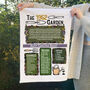 Birthday Gift For Gardeners Personalised Birth Year Tea Towel, thumbnail 1 of 7