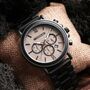 Austin Personalised Wooden Watch With Steel For Men, thumbnail 1 of 10