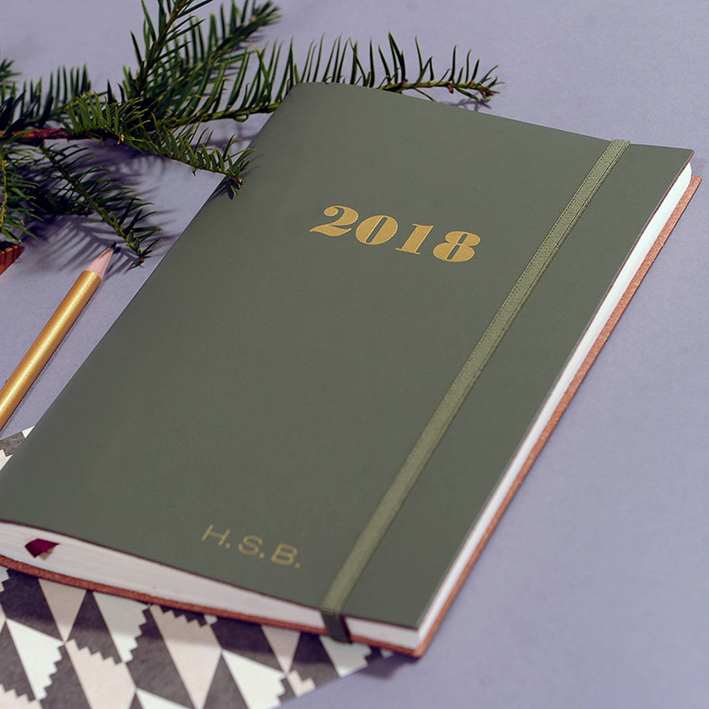 Undercover Recycled Leather A5 2018 Diary By Undercover