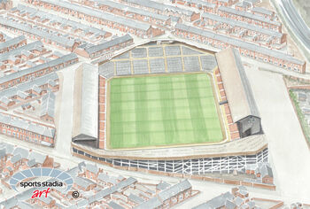 Sunderland Fc Roker Park 1930's Stadium Art Print, 2 of 3