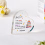 Personalised Heart Acrylic Plaque Gift For Teacher, thumbnail 4 of 4