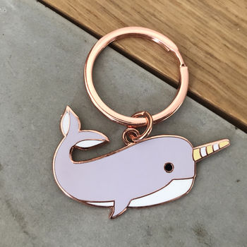 Narwhal Keyring Or Bag Charm, 4 of 10