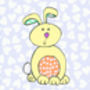 Bunny Personalised Children's Print, thumbnail 2 of 9