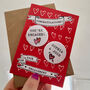 Personalised Mini Magnets Engagement Card, thumbnail 2 of 4