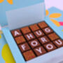 Personalised Message A Hug For You Chocolate Gift, thumbnail 3 of 6