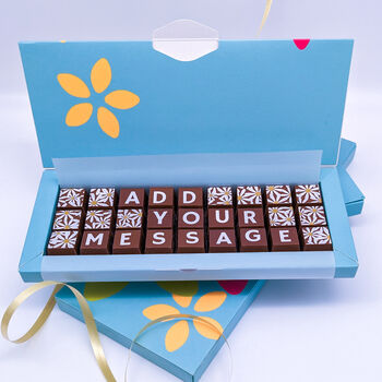 Personalised Chocolates In A Medium Box, 2 of 8